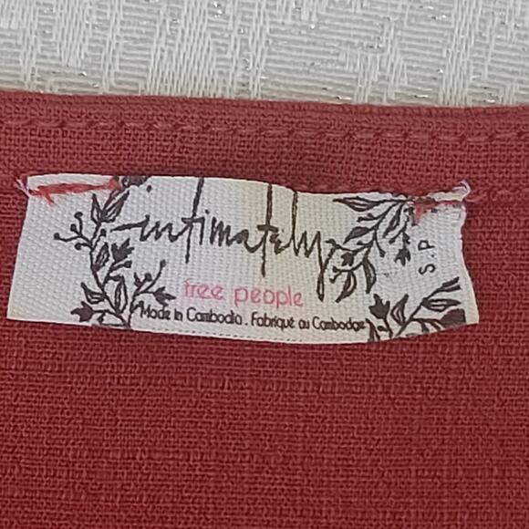 Intimately Free People Deep Conversation bodysuit Terracotta Size small Feminine - Picture 14 of 15